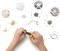 Jump Rings Kit With1000PCS Open Jump Rings 40PCS 12mm Lobster Clasps and Jump Rings Opener for Jewelry Making Keychains